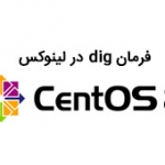 فرمان dig در لینوکس CentOS 8