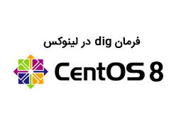 فرمان dig در لینوکس CentOS 8