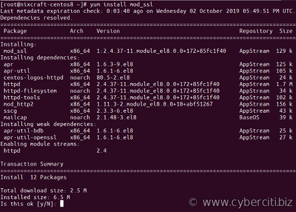 اولین گام برای ایمن سازی آپاچی با گواهی Let’s Encrypt - نصب ssl-mode