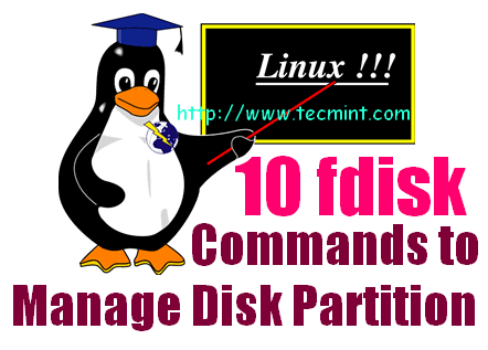 فرمان‌های fdisk در لینوکس