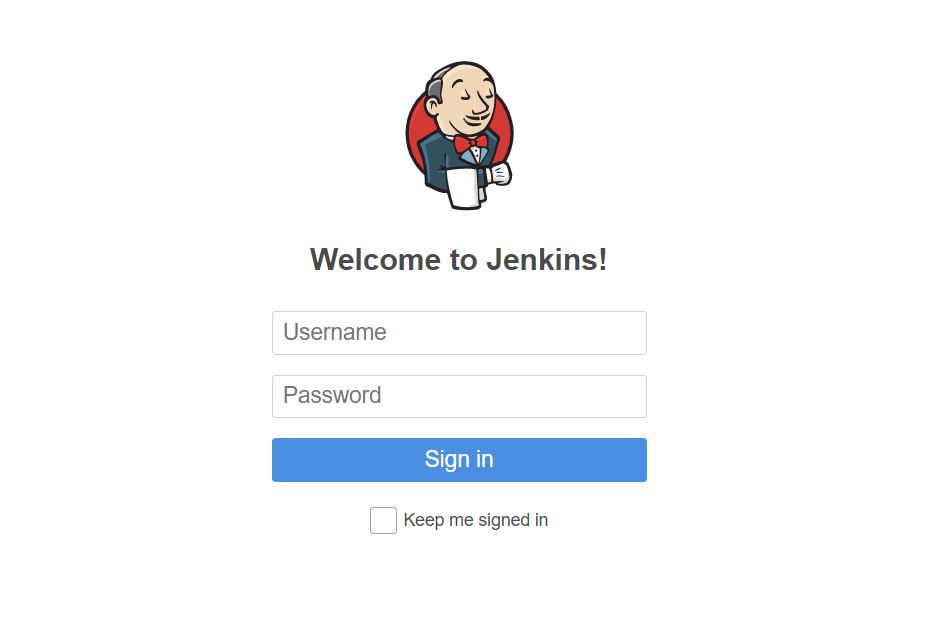 ورود به ابزار Jenkins