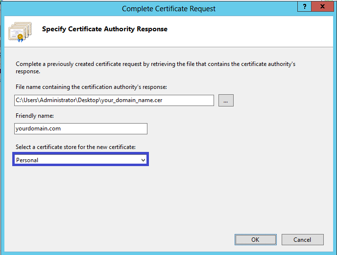 نصب گواهی SSL در IIS